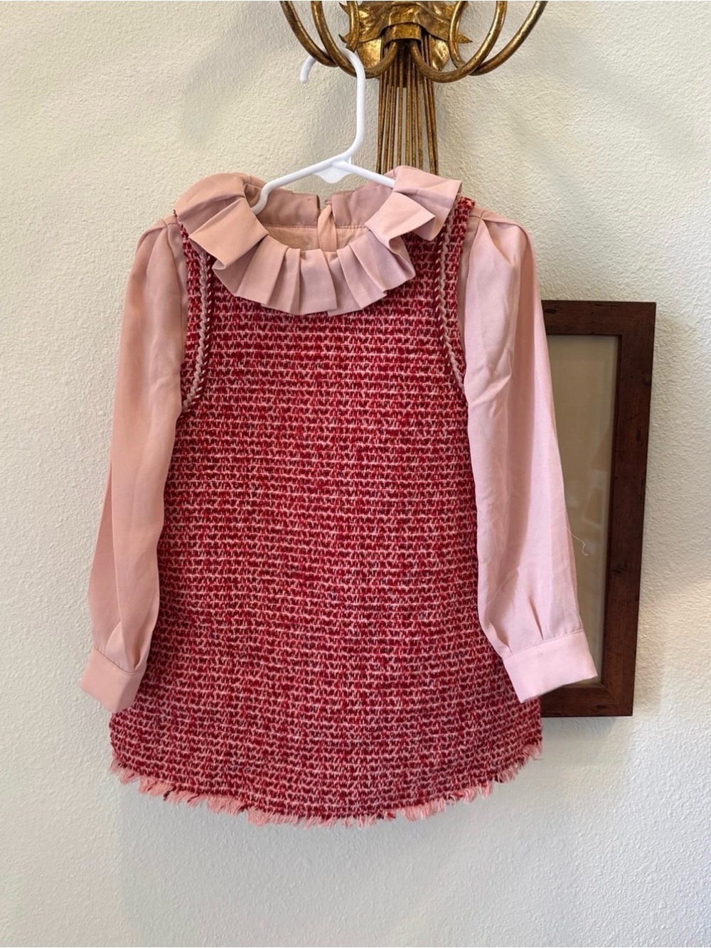Abel and Lula tweed dress